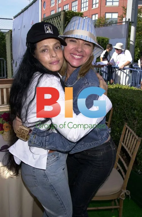 Kim Cattrall & Sonia Braga at US Open Men's Finals