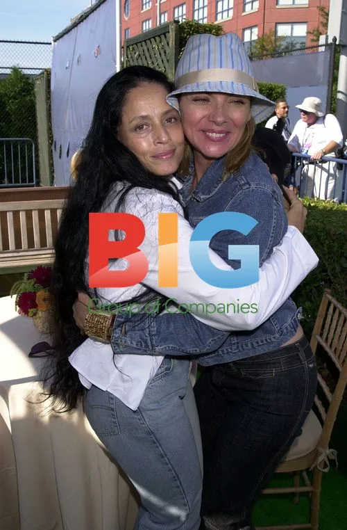 Kim Cattrall & Sonia Braga at US Open