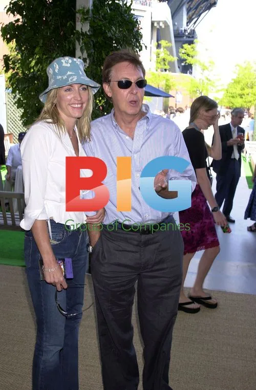 Paul McCartney & Heather Mills at US Open