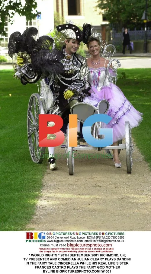 Julian Cleary and Frances Castro in Cinderella