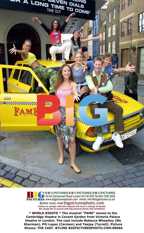 Cast of Musical "FAME" at Cambridge Theatre
