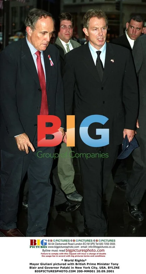 Mayor Giuliani Meets with Blair and Pataki