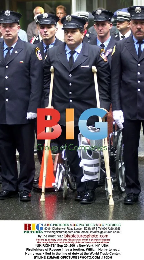 Firefighters bury fallen colleague