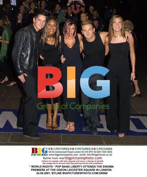 POP BAND LIBERTY ATTENDS ENIGMA PREMIERE