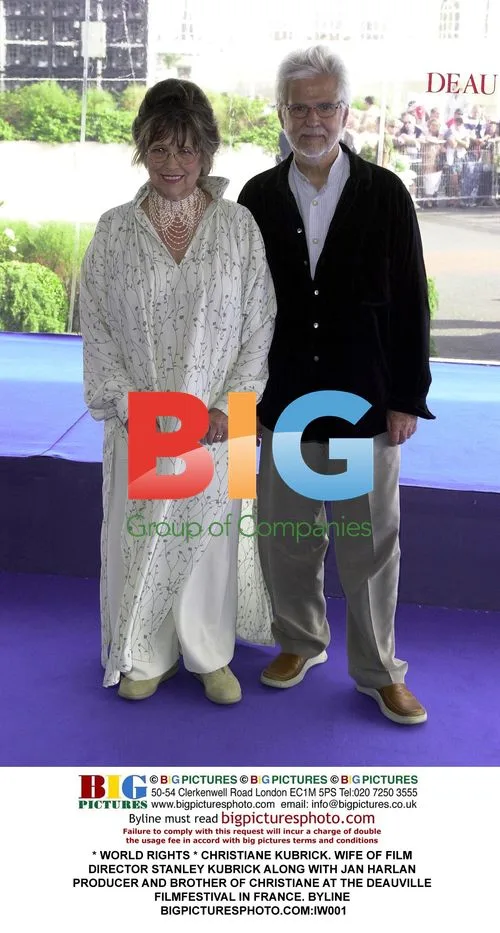 Christiane Kubrick and Jan Harlan at Deauville Film Festival