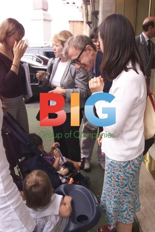 Woody Allen and Soon Yi in Rome
