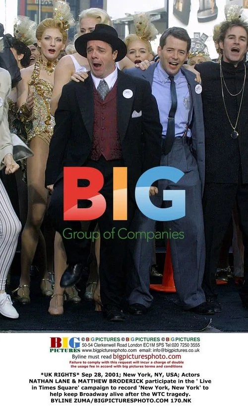 NATHAN LANE & MATTHEW BRODERICK in Times Square campaign