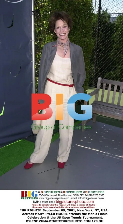 Mary Tyler Moore at US Open Men's Finals