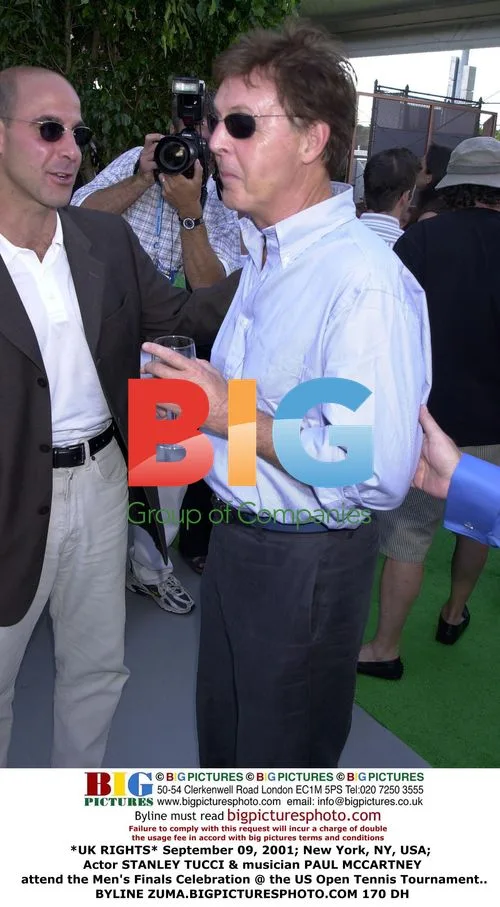 Stanley Tucci & Paul McCartney at US Open Men's Finals