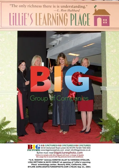 Kirstie Alley and others at Scientology center opening