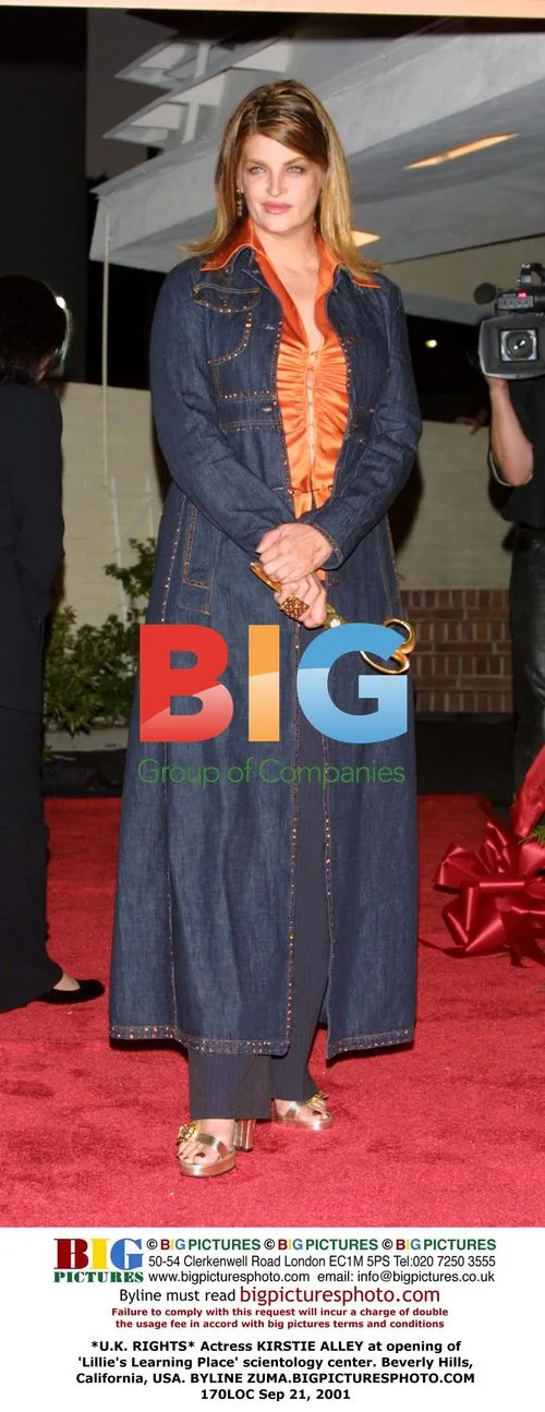 Kirstie Alley at scientology center opening