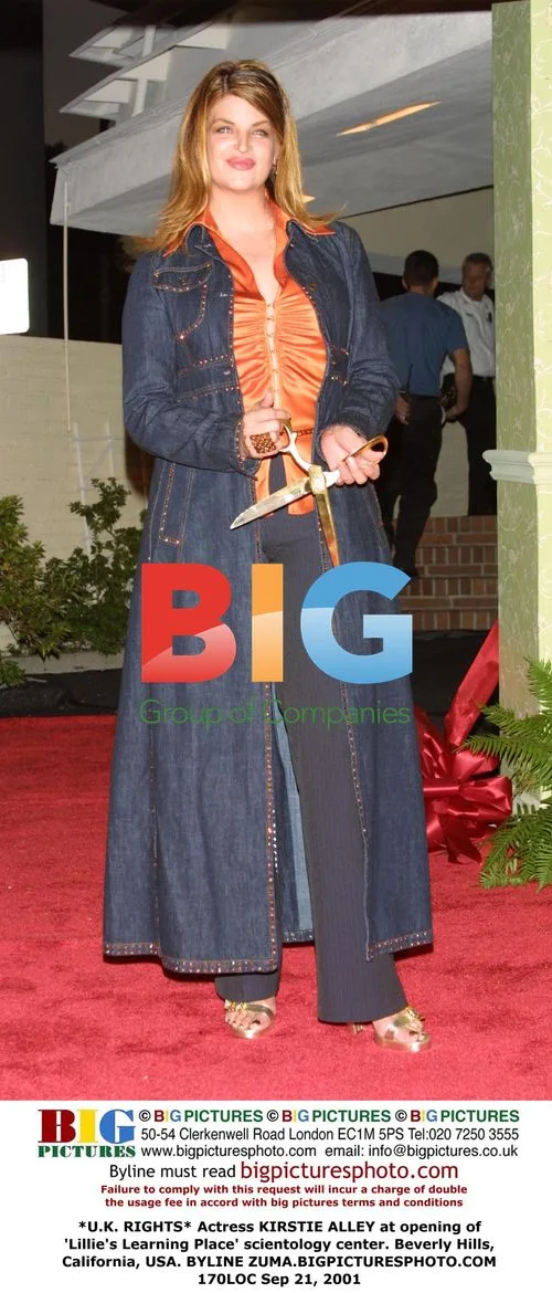 KIRSTIE ALLEY at scientology center opening