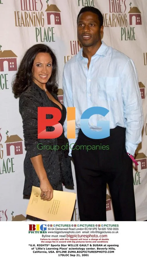 Sports Star WILLIE GAULT & SUSAN at Scientology Center Opening