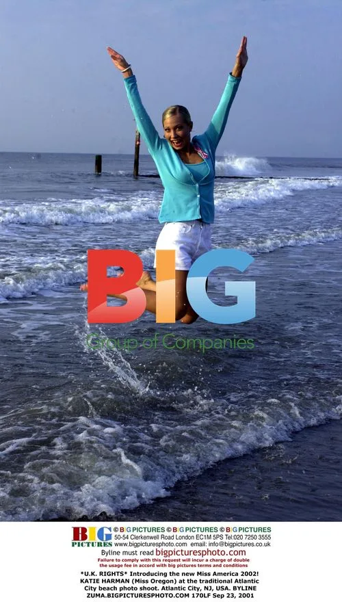 Miss America 2002 Beach Photoshoot