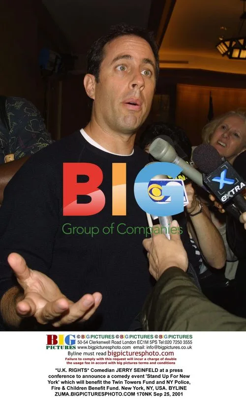 Jerry Seinfeld at press conference