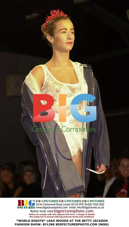 Leah Woods at Betty Jackson Fashion Show