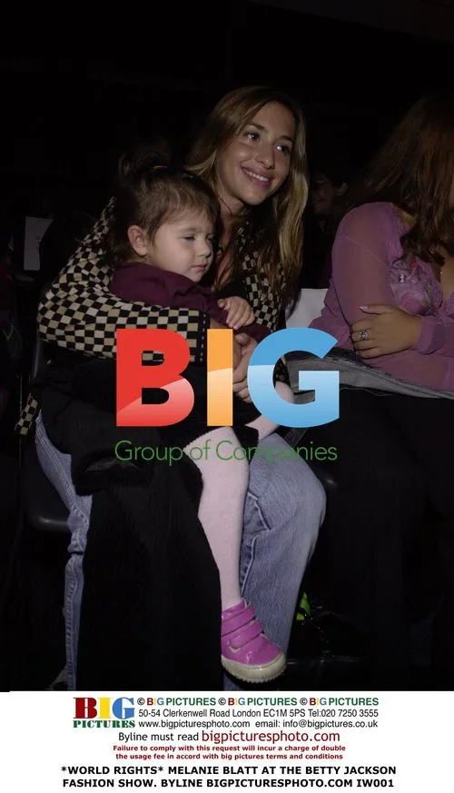 Melanie Blatt at Betty Jackson Fashion Show
