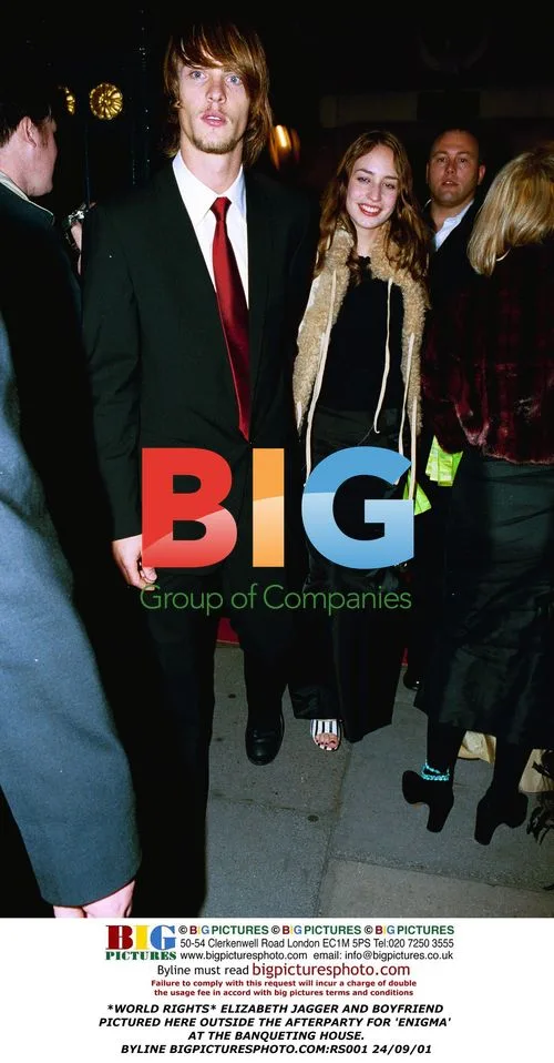 Elizabeth Jagger and boyfriend at 'Enigma' afterparty