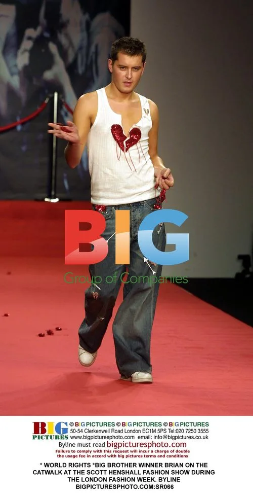 BIG BROTHER Winner Brian at Scott Henshall Fashion Show