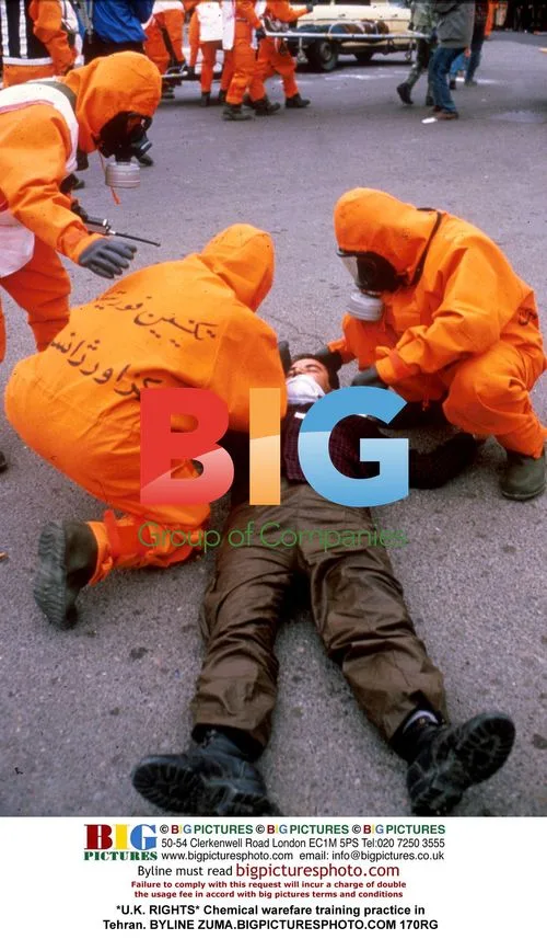 Chemical warfare training in Tehran
