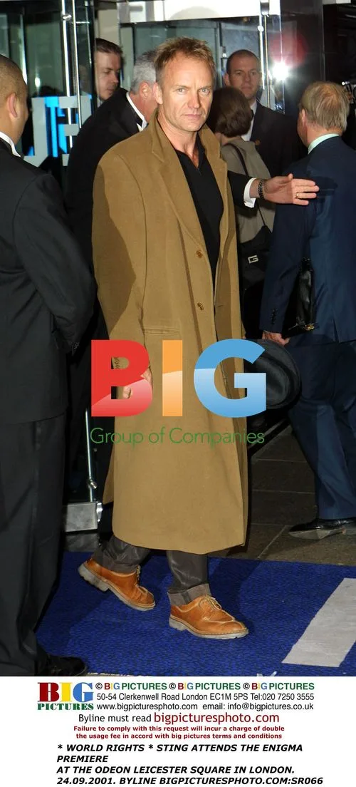 Sting attends Enigma premiere in London