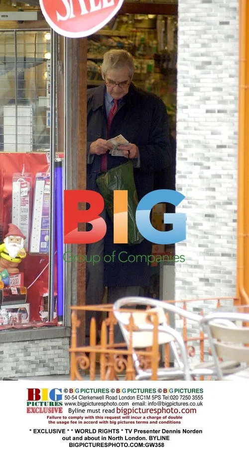 TV Presenter Dennis Norden out in London