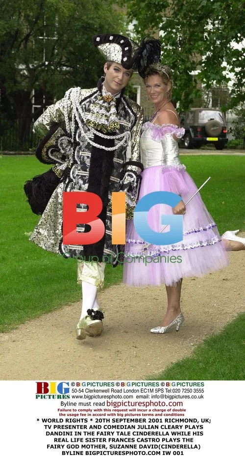 Julian Cleary and Frances Castro in Cinderella