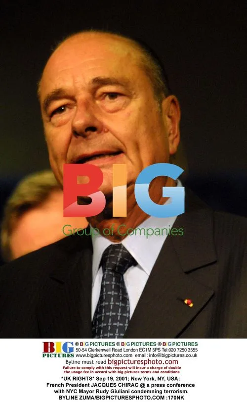 President Chirac Condemns Terrorism with Mayor Giuliani
