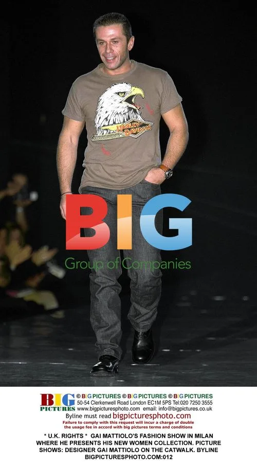 Designer Gai Mattiolo at Milan Fashion Show