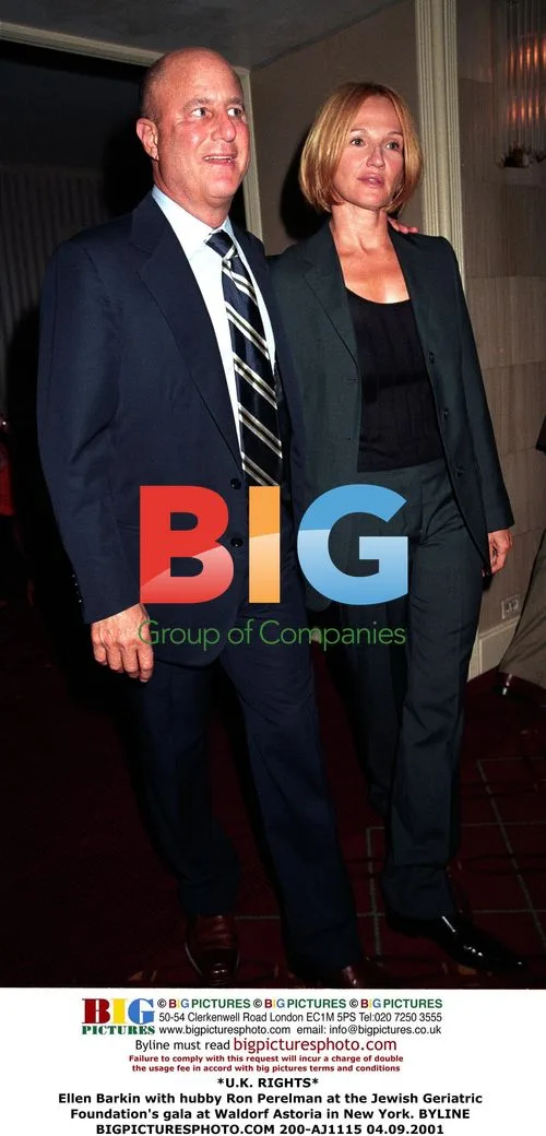 Ellen Barkin and Ron Perelman at Geriatric Foundation Gala