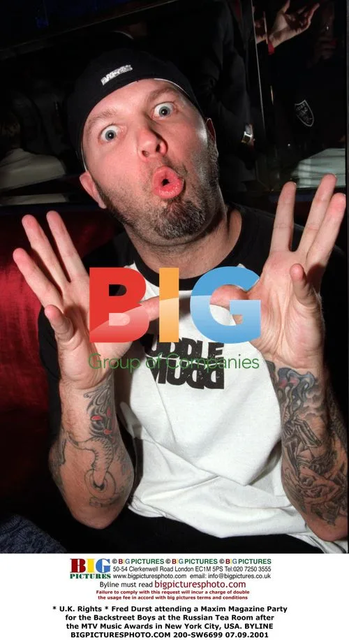 Fred Durst at Backstreet Boys Party