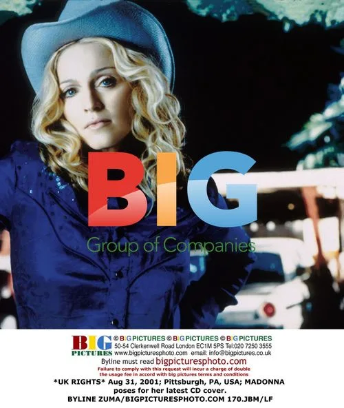 Madonna Poses for CD Cover