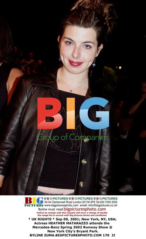 Heather Matarazzo at Mercedes-Benz Spring 2002 Fashion Show