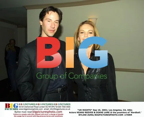 Keanu Reeves & Diane Lane at 'Hardball' Premiere