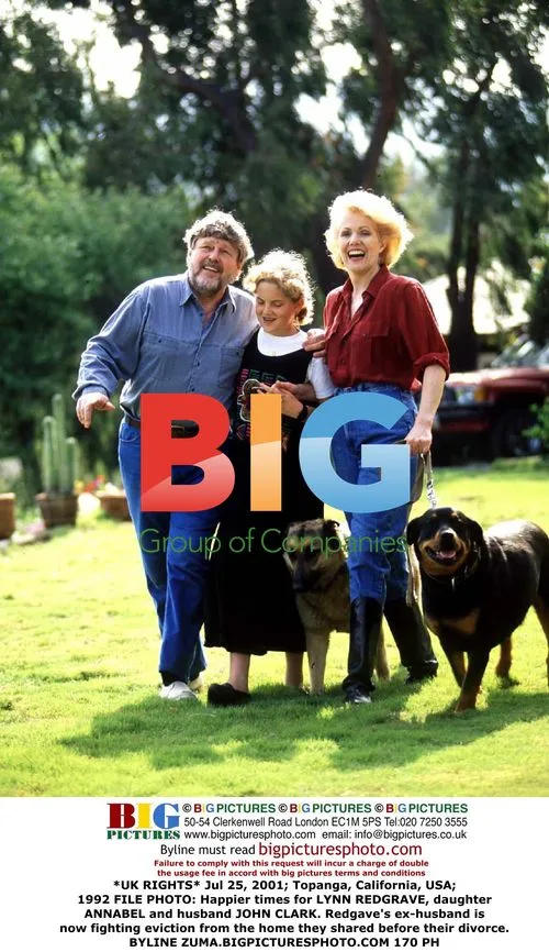 Lynn Redgrave and family