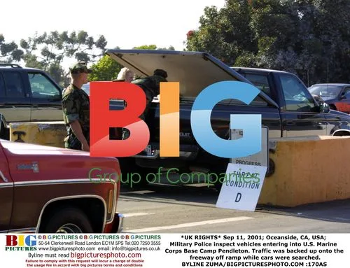 Military Police Inspect Vehicles at Camp Pendleton