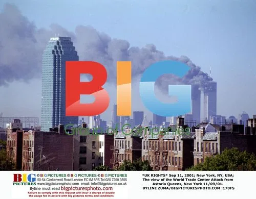 View of WTC Attack from Astoria, NY