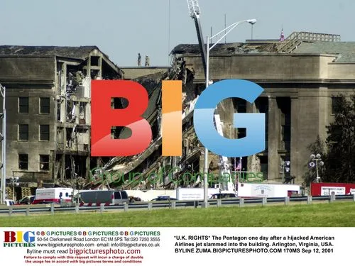 Pentagon Damage After 9/11 Attack
