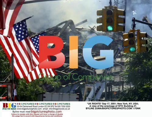 View of WTC Building #7 Wreckage