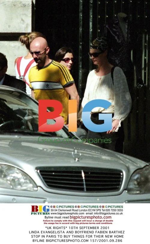 Linda Evangelista and Fabien Barthez Shop in Paris