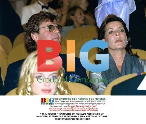 Caroline of Monaco & Ernst of Hanover at 58th Venice Film Festival