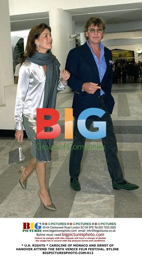 Caroline of Monaco and Ernst of Hanover at Venice Film Festival