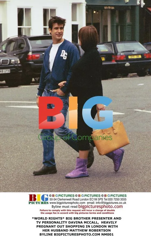 Heavily Pregnant Davina McCall Out Shopping in London
