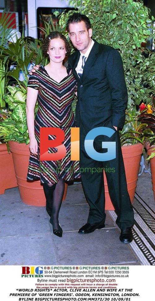 Clive Allen and Wife at 'Green Fingers' Premiere