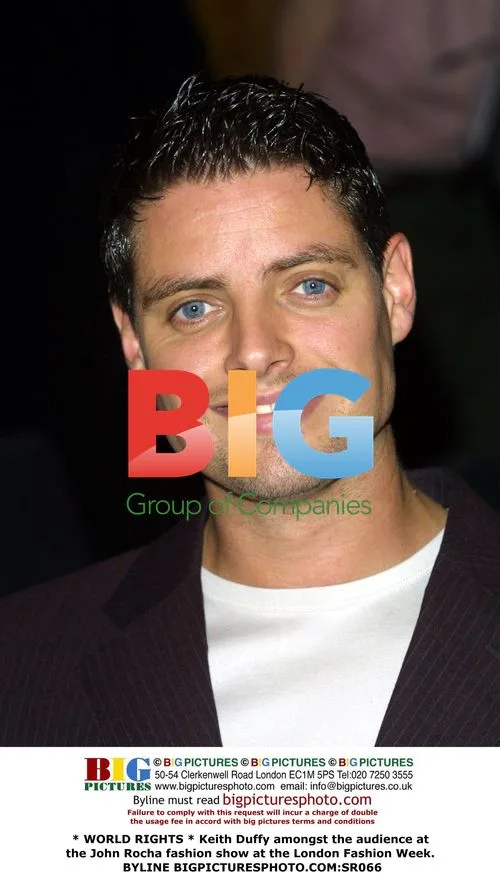 Keith Duffy at London Fashion Week