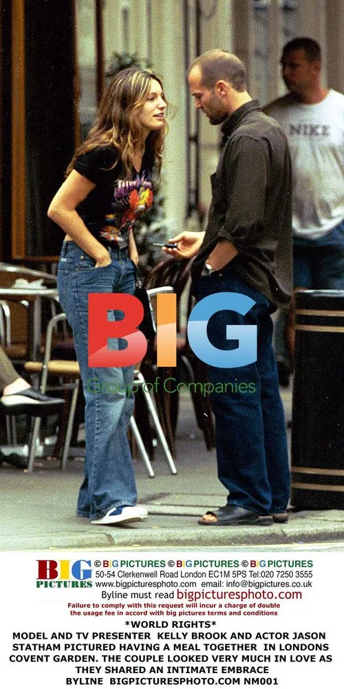 Kelly Brook and Jason Statham in Covent Garden