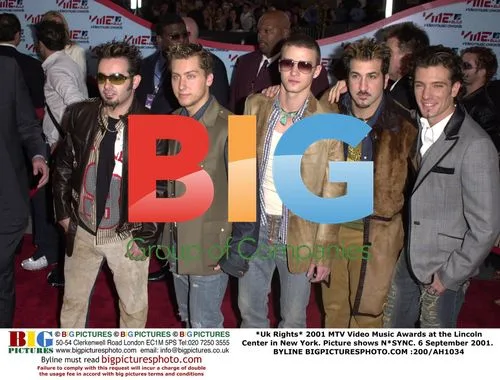 N*SYNC at 2001 MTV Video Music Awards