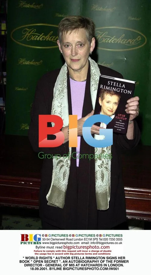 Stella Rimington signs "Open Secret" autobiography