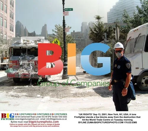 Firefighter at World Trade Center on 9/11