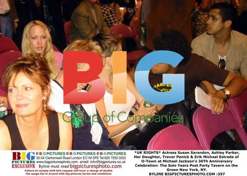 Susan Sarandon, Ashley Parker, and O-Town at MJ 30th Anniversary Party